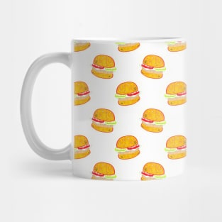 Burger Pattern Mug